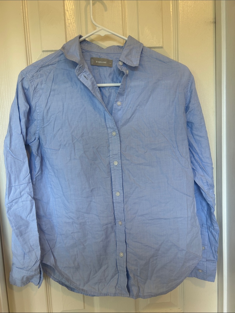 Everlane Light Blue Casual Button-Down Shirt